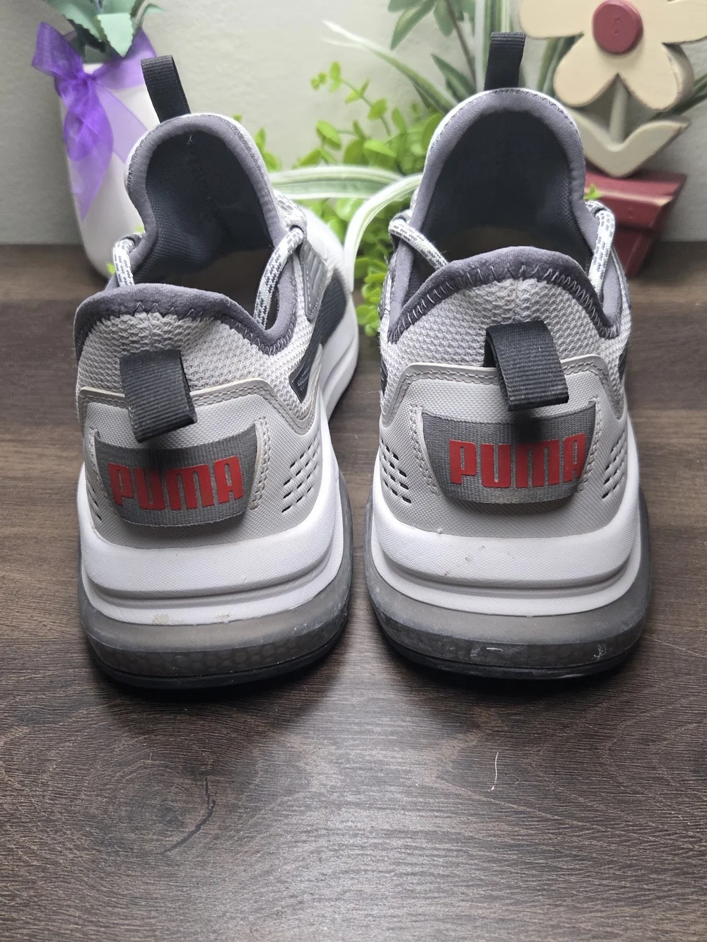 PUMA Amplifier Slip On  Mens Grey Sneakers Casual Shoes 39686730 Size 11 #0074